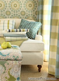 Use Fabric Instead of Traditional Wallpaper